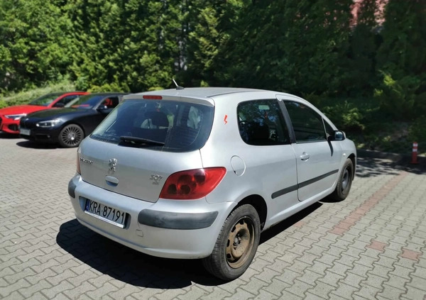 Peugeot 307 cena 2500 przebieg: 179400, rok produkcji 2004 z Kraków małe 79